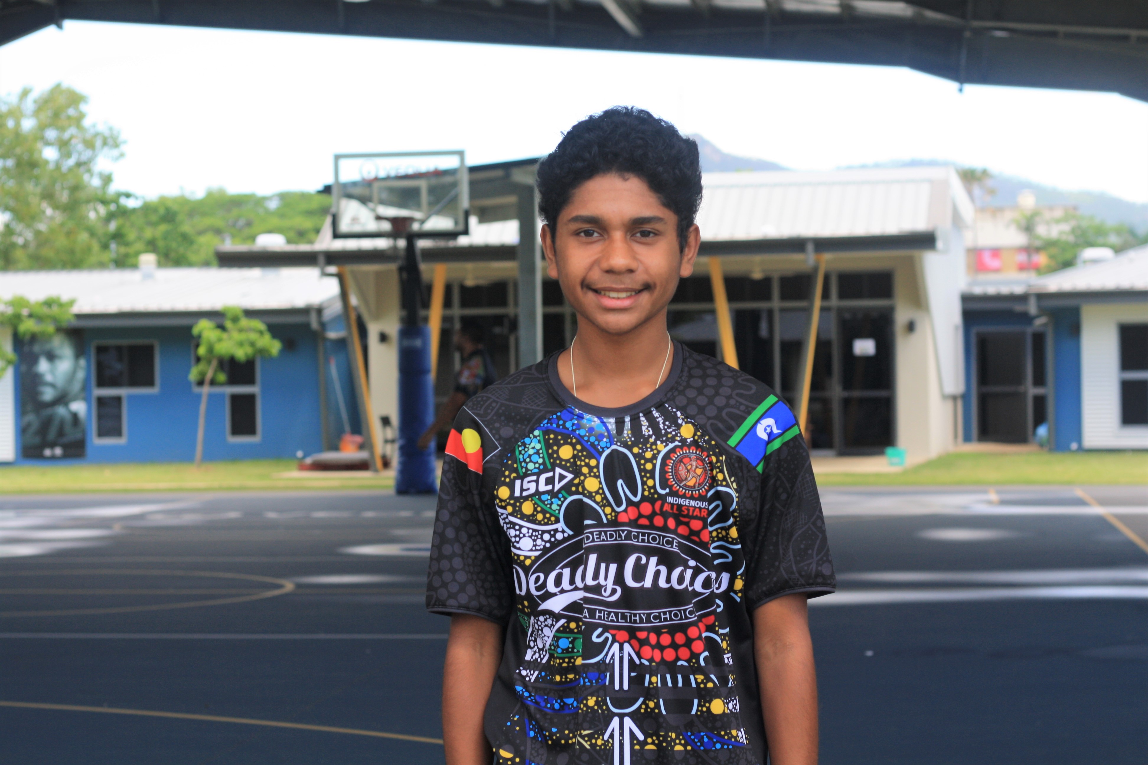 Leland Michael at NRL Cowboys House